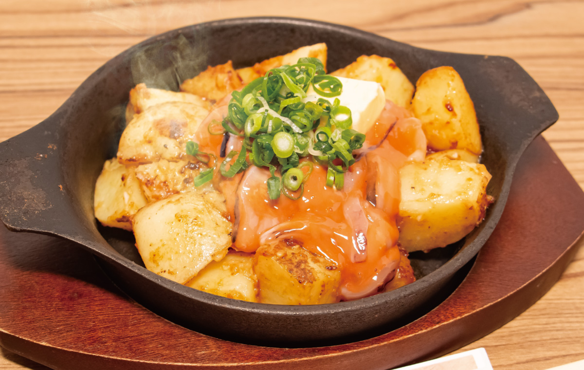 春のイカしたじゃがバター