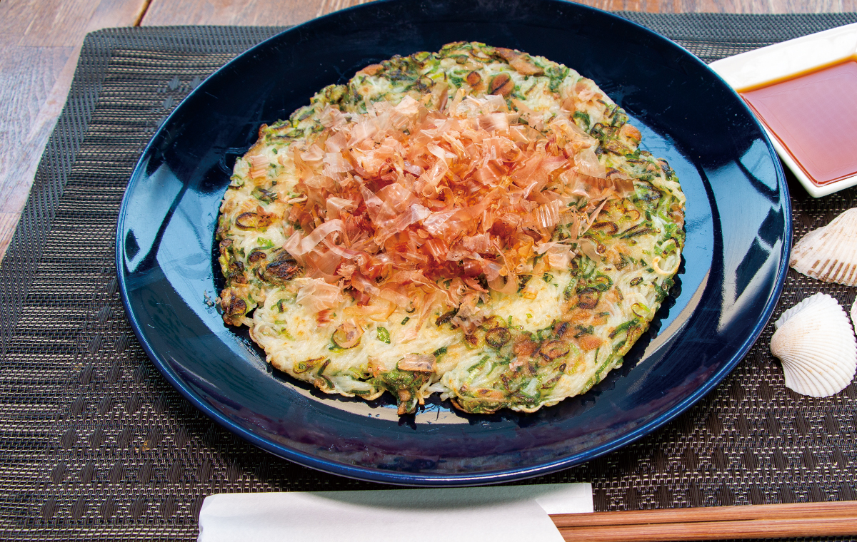 そうめんネギツナ焼